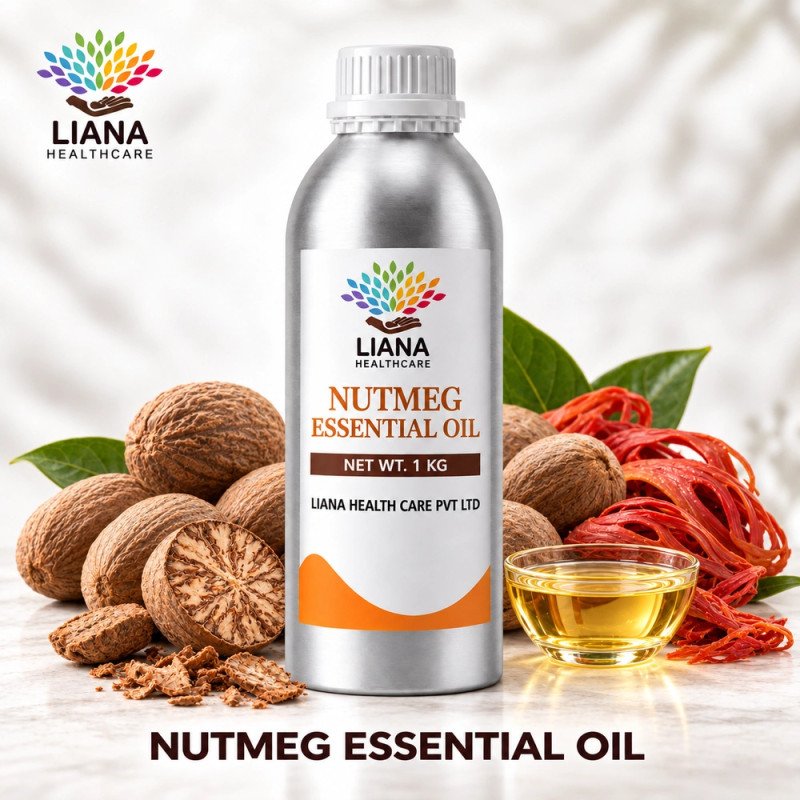 Nutmeg Oil Manufacturer, Exporter & Bulk Wholesale Supplier in India – Liana Health Care