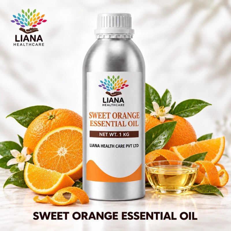 Sweet Orange Oil Manufacturer, Exporter & Bulk Wholesale Supplier in India – Liana Health Care