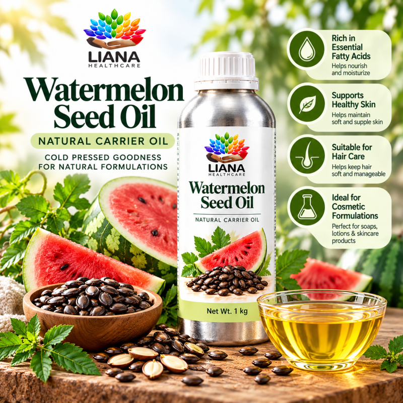 Watermelon Seed Oil Manufacturer, Exporter & Bulk Wholesale Supplier in India – Liana Health Care