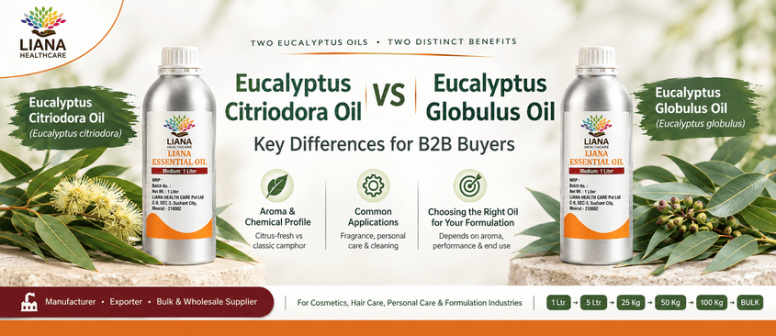 Eucalyptus Citriodora Oil vs Eucalyptus Globulus Oil: Key Differences for B2B Buyers